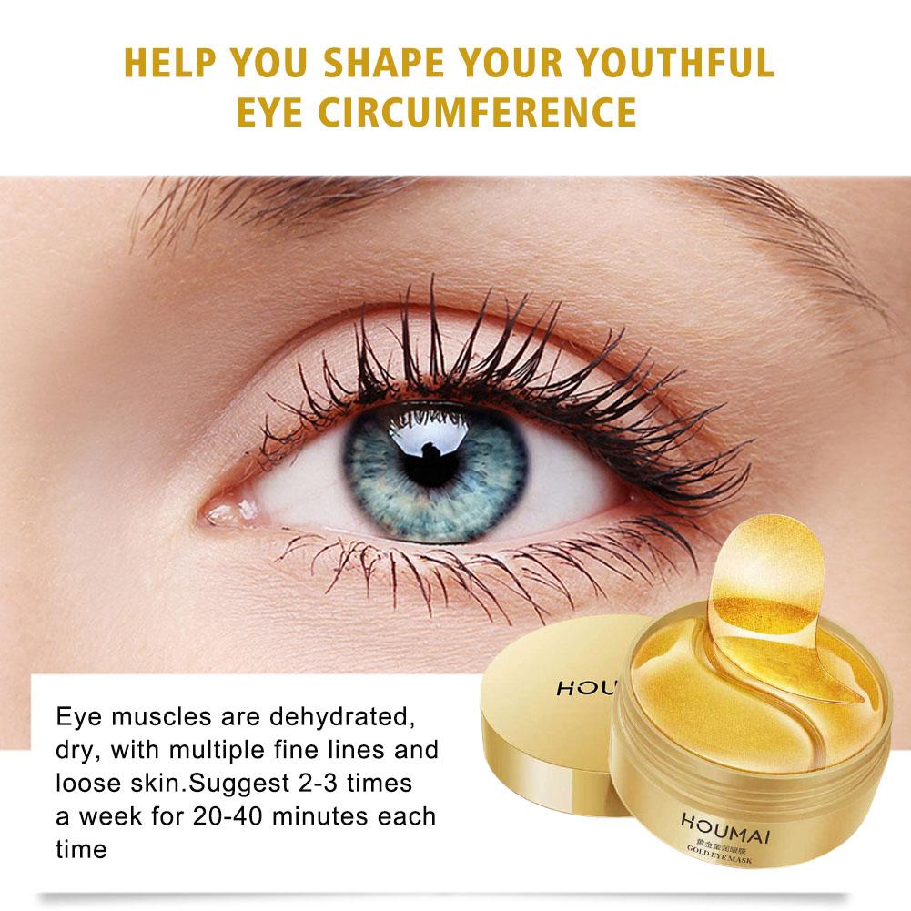 24K Gold Eye Mask 80g Hydratin - Luxury Skincare Treatments 评论和价格